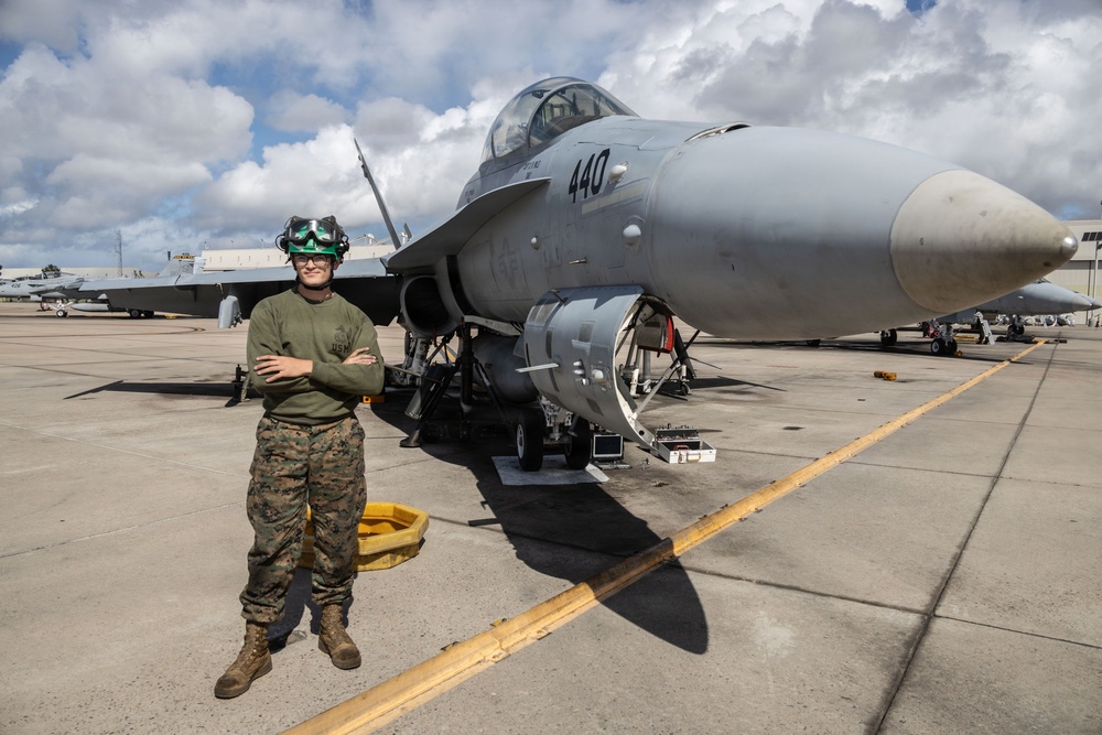 MAG-11 Marines conduct routine maintenance