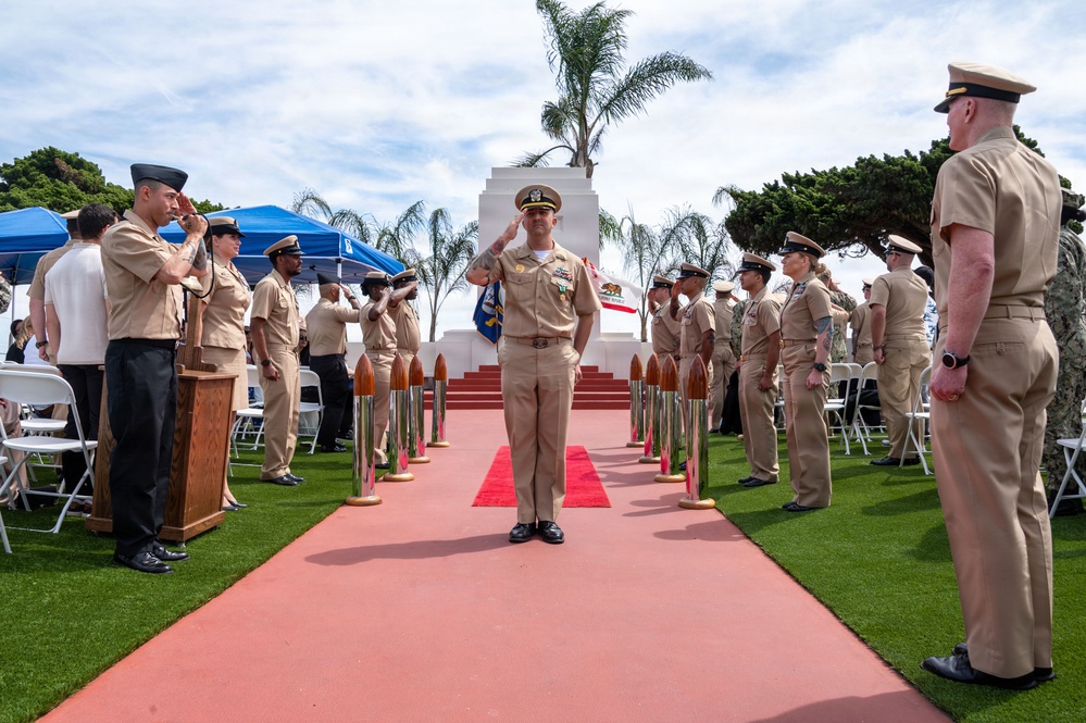 CWO 3 Jeffrey Swain Commissioning Ceremony