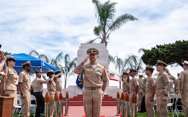 CWO 3 Jeffrey Swain Commissioning Ceremony