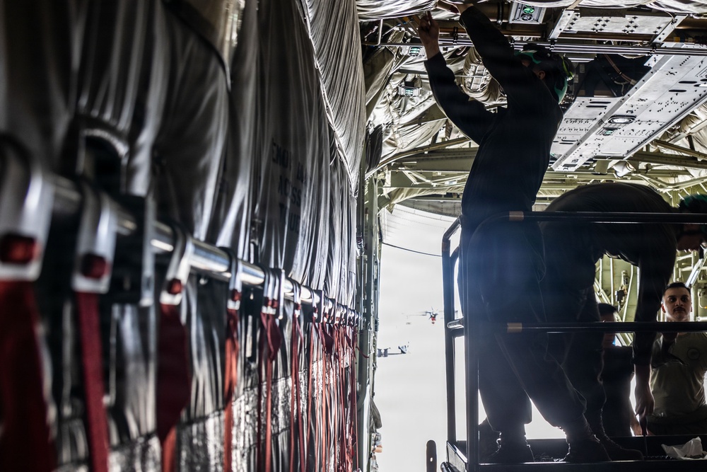 MAG-11 Marines conduct routine maintenance