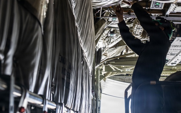 MAG-11 Marines conduct routine maintenance