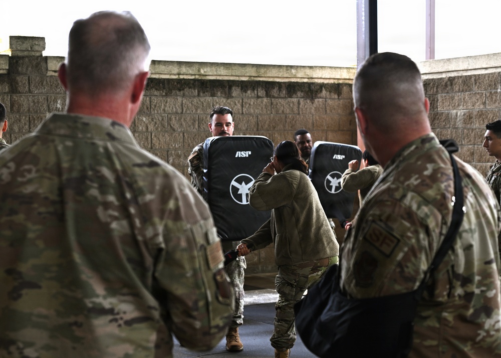 4th Air Force Commander Visits 940th Air Refueling Wing Security Forces