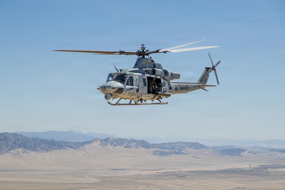 U.S. Marines integrate sUAS training with HMLA-169 at MCAGCC