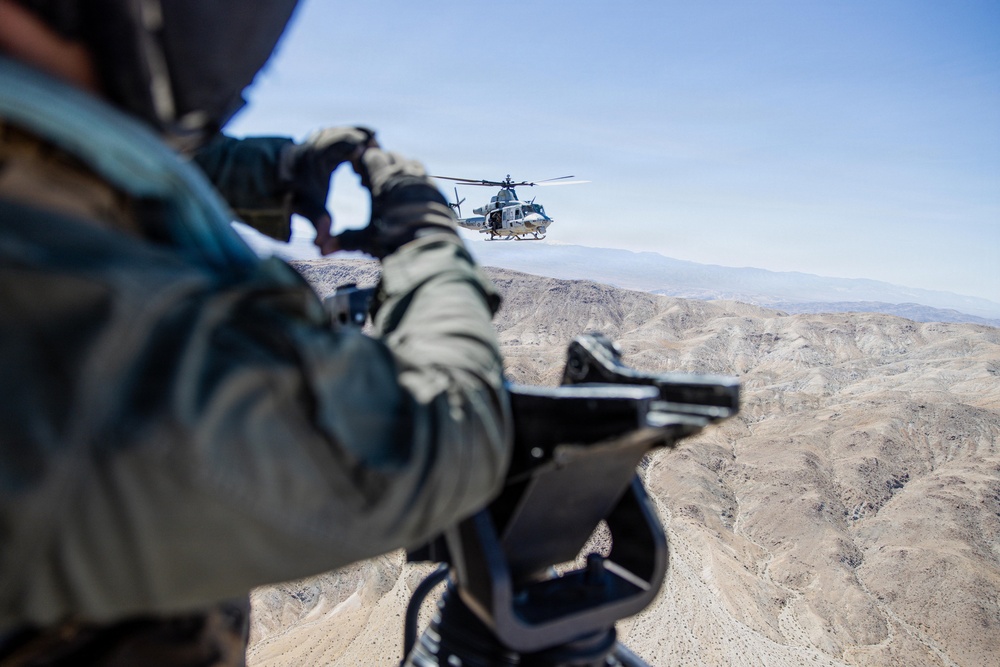 U.S. Marines integrate sUAS training with HMLA-169 at MCAGCC