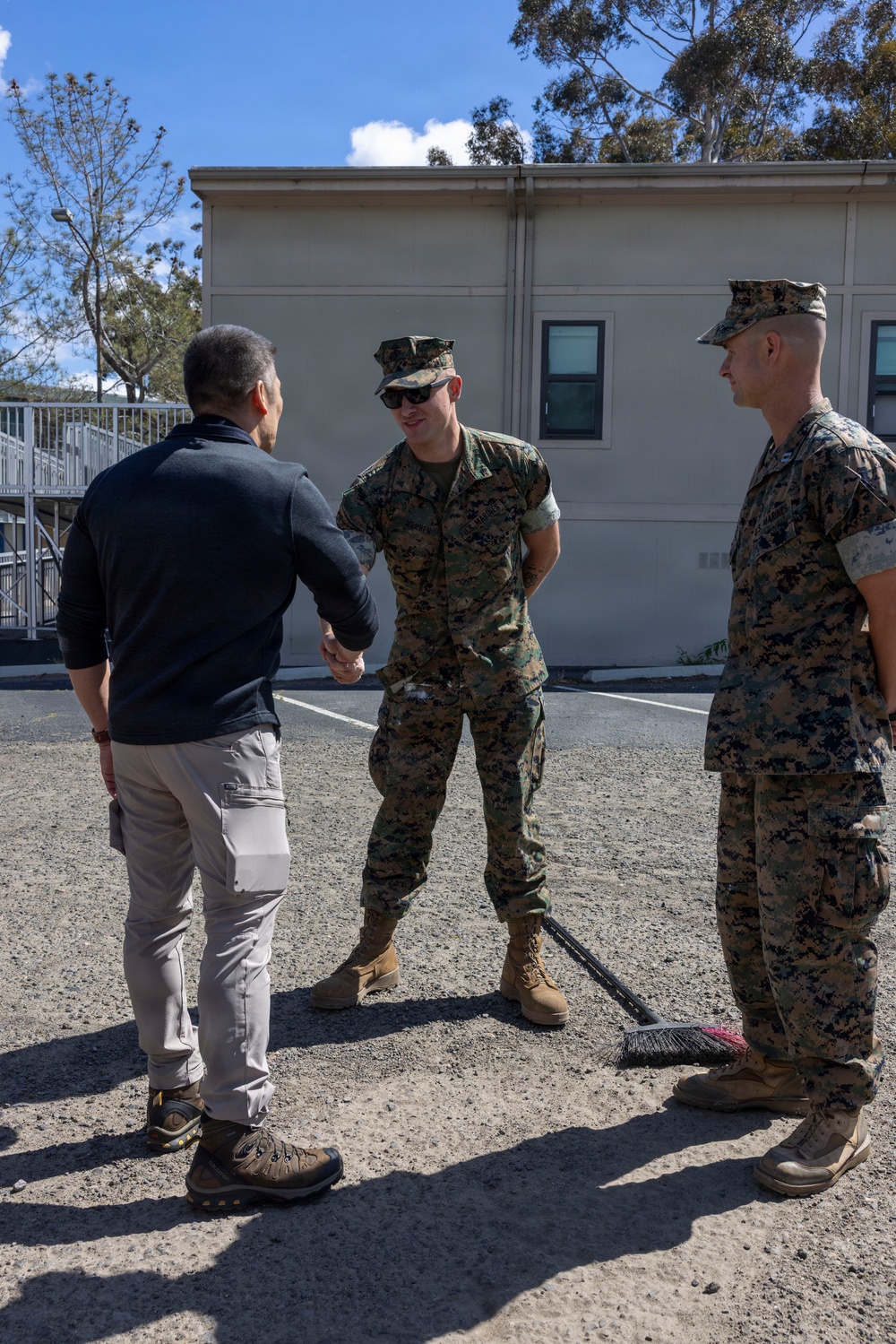 Under Secretary of the Navy visits Marines during Operation Clean Sweep IV