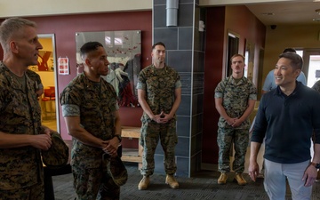 Under Secretary of the Navy visits Marines during Operation Clean Sweep IV