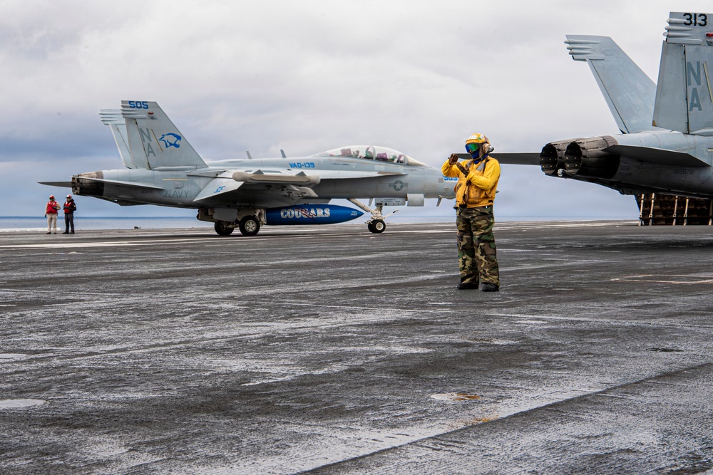 Nimitz Conducts Flight Operationa