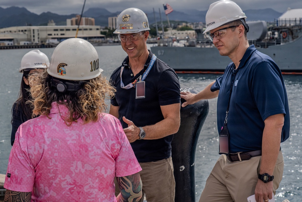 "Get Real, Get Better": Senior Leaders Tour Pearl Harbor Naval Shipyard and Intermediate Maintenance Facility