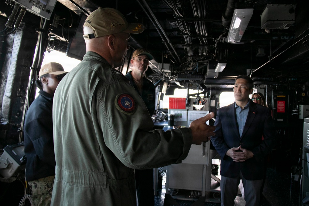 Under Secretary of the Navy visits USS John P. Murtha