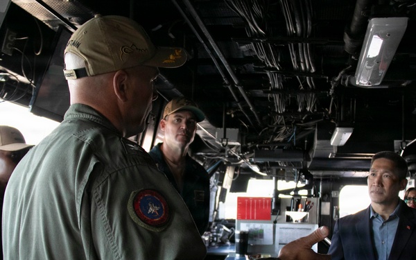 Under Secretary of the Navy visits USS John P. Murtha