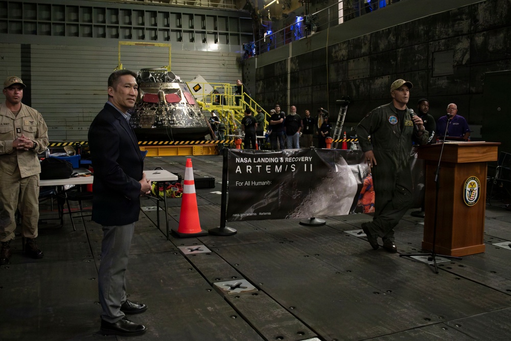 Under Secretary of the Navy visits USS John P. Murtha