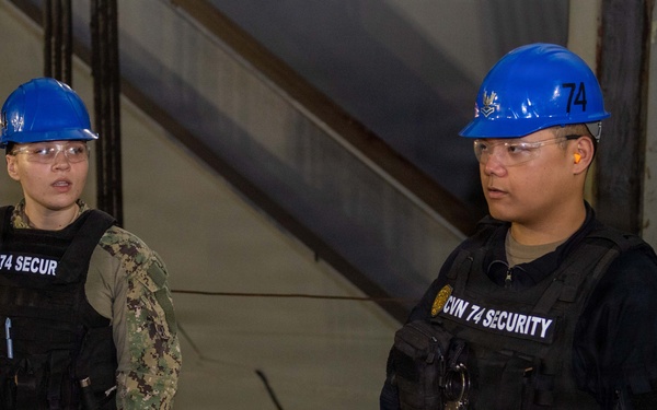 Stennis Security Sailors Check Bags