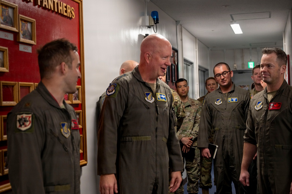 Lt. Gen. Joel Carey, Fifth Air Force commander visits Misawa Air Base