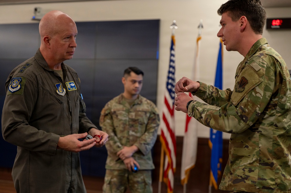 Lt. Gen. Joel Carey, Fifth Air Force commander visits Misawa Air Base