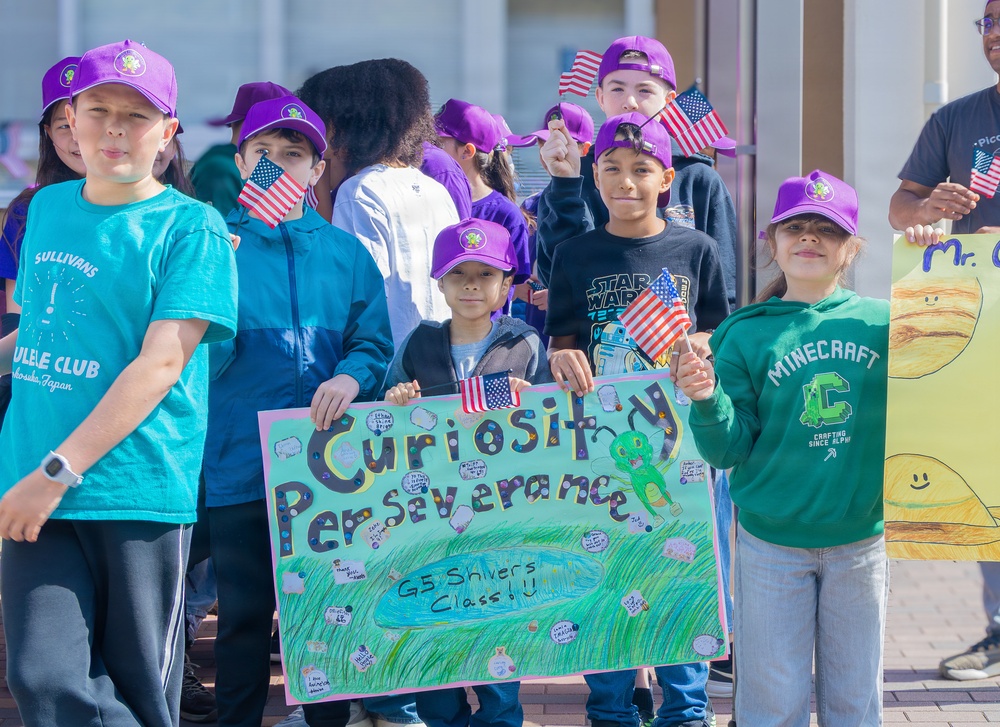 Ikego Elementary Holds Month of the Military Child Parade