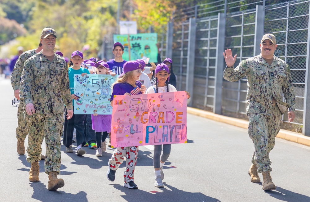 Ikego Elementary Holds Month of the Military Child Parade