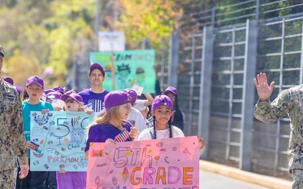Ikego Elementary Holds Month of the Military Child Parade