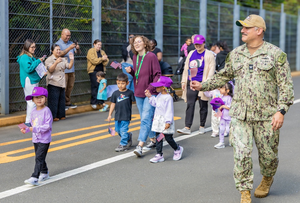 Ikego Elementary Holds Month of the Military Child Parade
