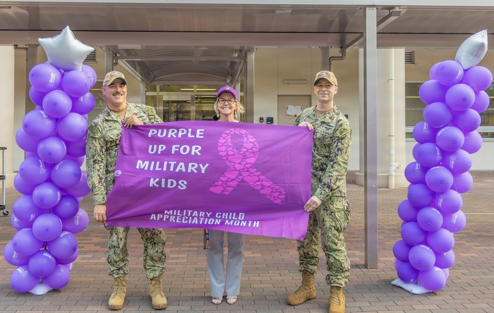 Ikego Elementary Holds Month of the Military Child Parade