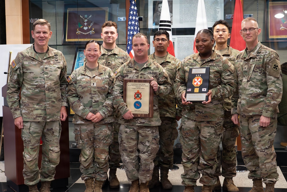 Eighth Army Recognizes Units for Maintenance Excellence
