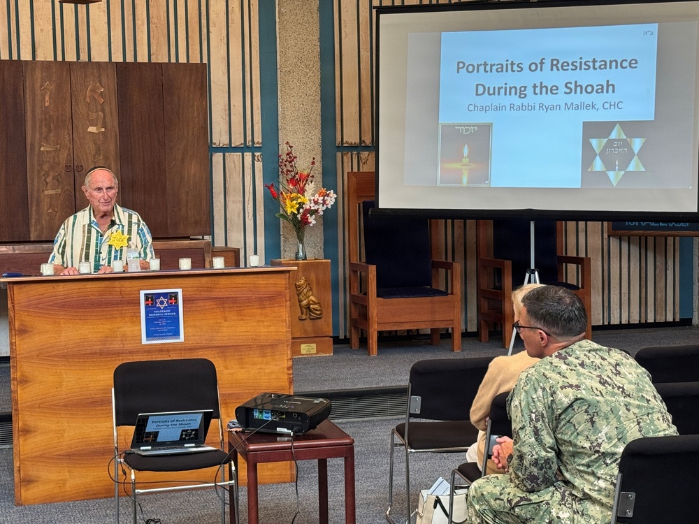 Holocaust Day of Remembrance Service at Joint Base Pearl Harbor-Hickam