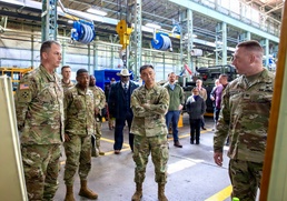 Combined leaders tour sustainment infrastructure at Camp Carroll
