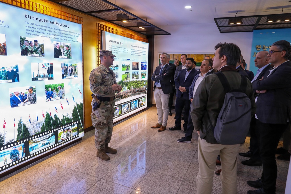 UNC Deputy Commander Hosts NATO Permanent Representatives