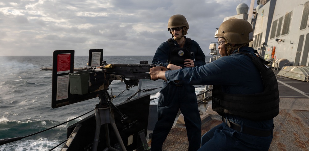 USS Truxtun Conducts Live Fire Exercise