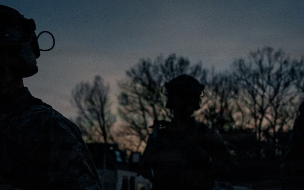 U.S. Marines Participate in a Machine Gun Range on Rodriguez Live Fire Complex