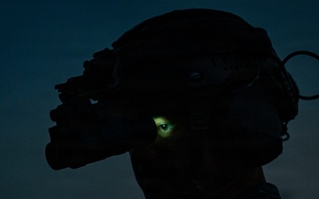 U.S. Marines Participate in a Machine Gun Range on Rodriguez Live Fire Complex