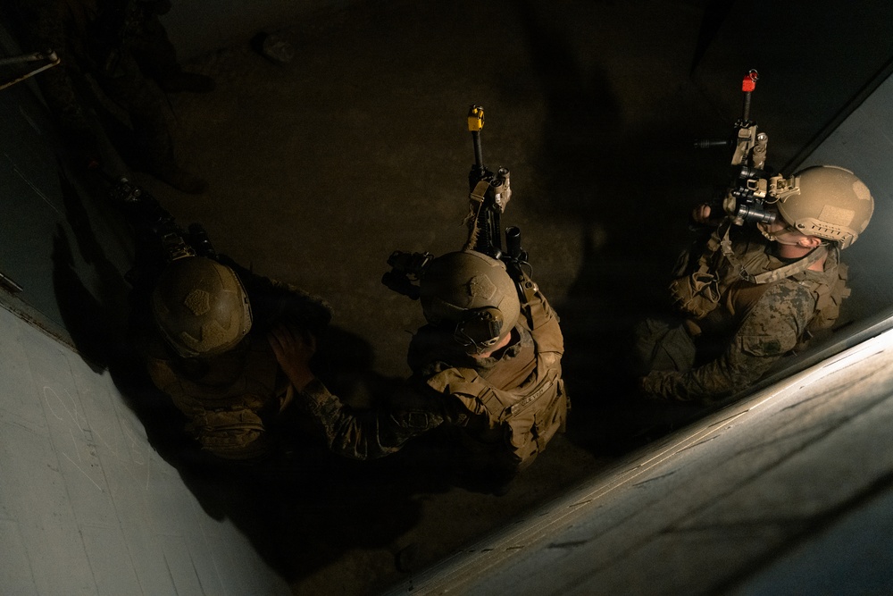 U.S. Marines Participate in Underground Urban Operations Training