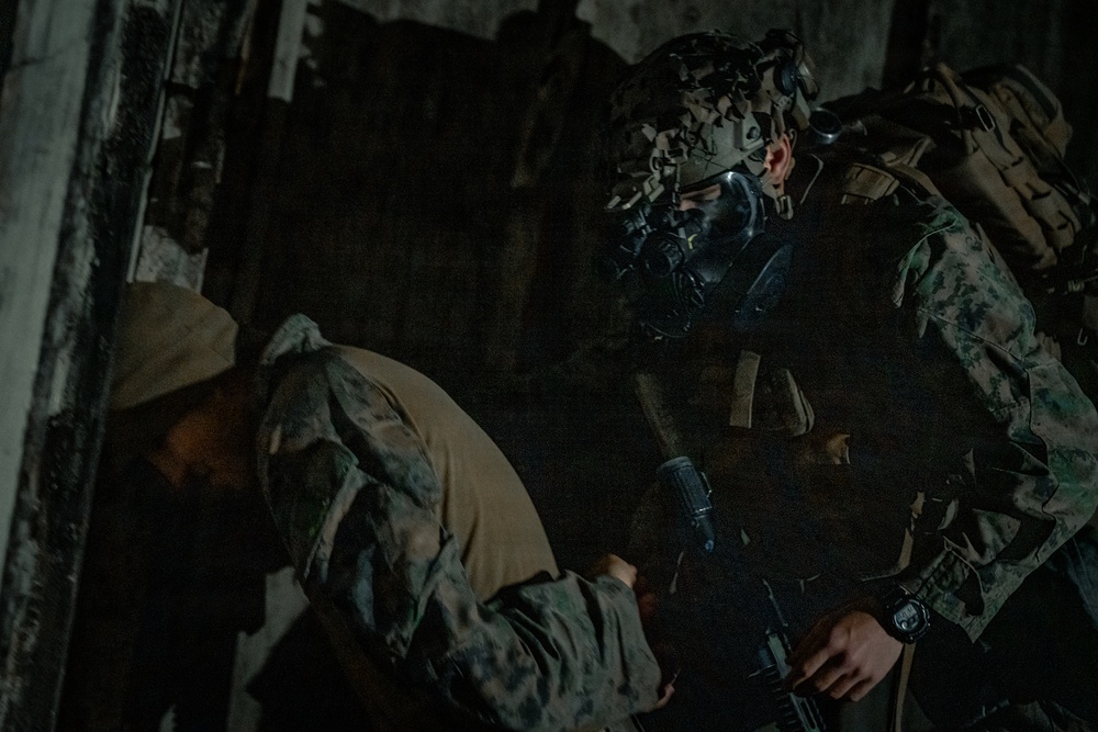U.S. Marines Participate in Underground Urban Operations Training