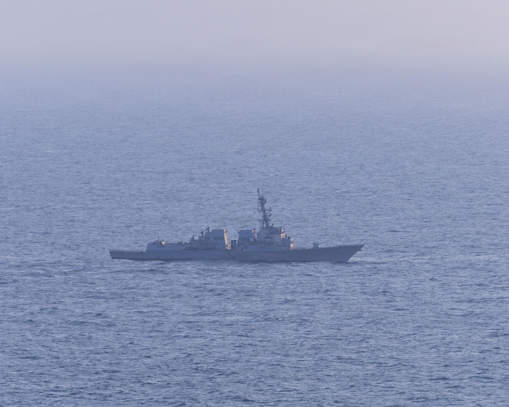USS Spruance Conducts Maritime Blockade