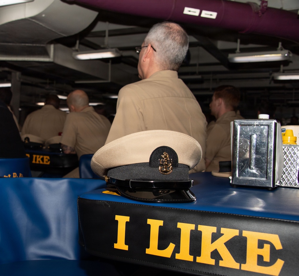 IKE Celebrates Chief Petty Officer Birthday