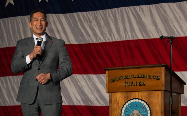 Under SECNAV visits IKE