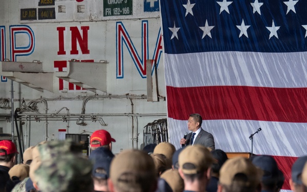 Under SECNAV visits IKE