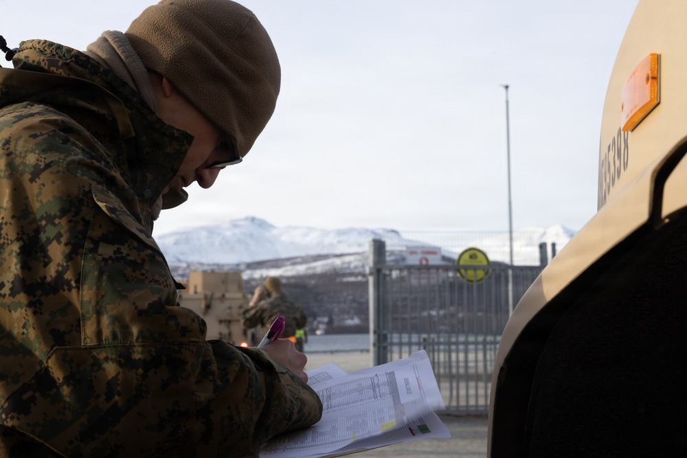 CORE 26 | U.S. Marines Conduct Port Operations in Norway after Arctic Exercise