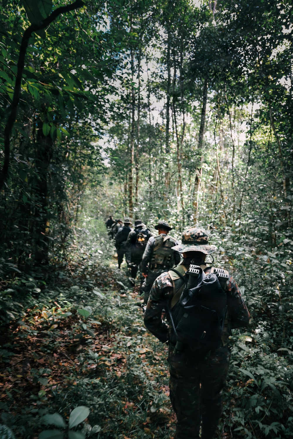 U.S. Army Green Berets train alongside Guatemalan Special Operations Forces