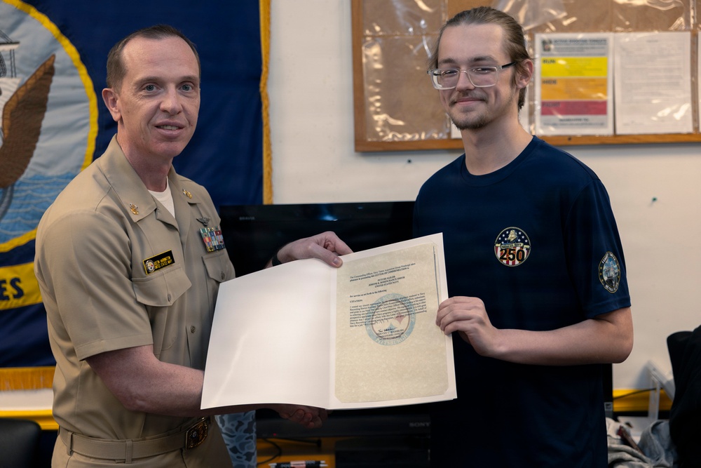 Future Sailors Advance To Next Pay Grade