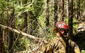 Stanislaus Hotshots Prep for Prescribed Fire in Arnold