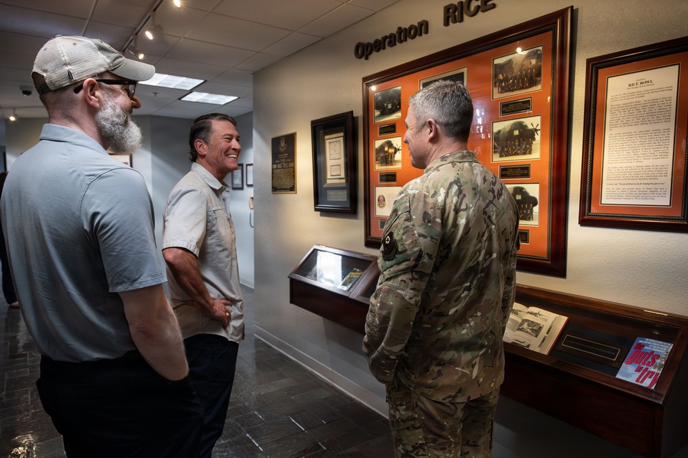 U.S. Representative Ronny Jackson visits AFSOC Headquarters, takes flight on OA-1K Skyraider II