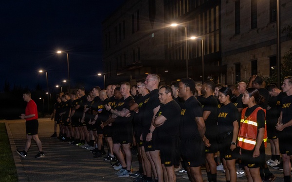 1st Infantry Division Victory Reception Company Run