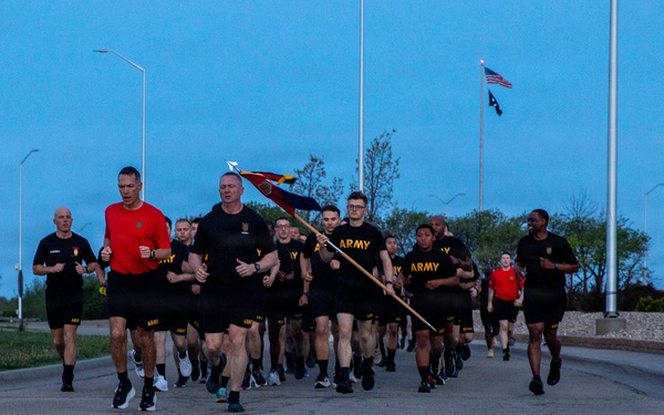 1st Infantry Division Victory Reception Company Run