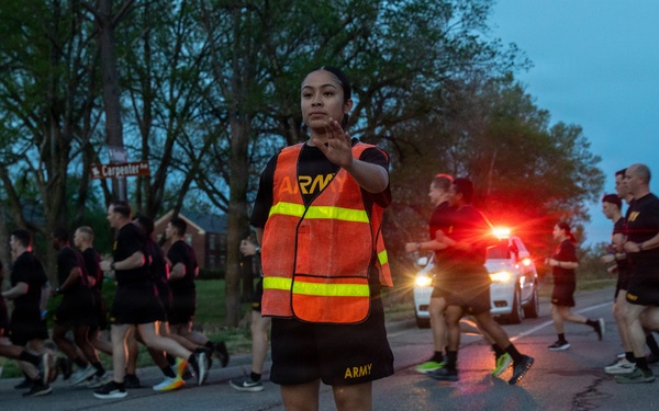 1st Infantry Division Victory Reception Company Run