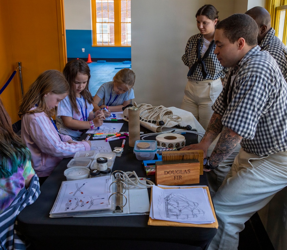 Sailors visit Lexington Children’s Museum