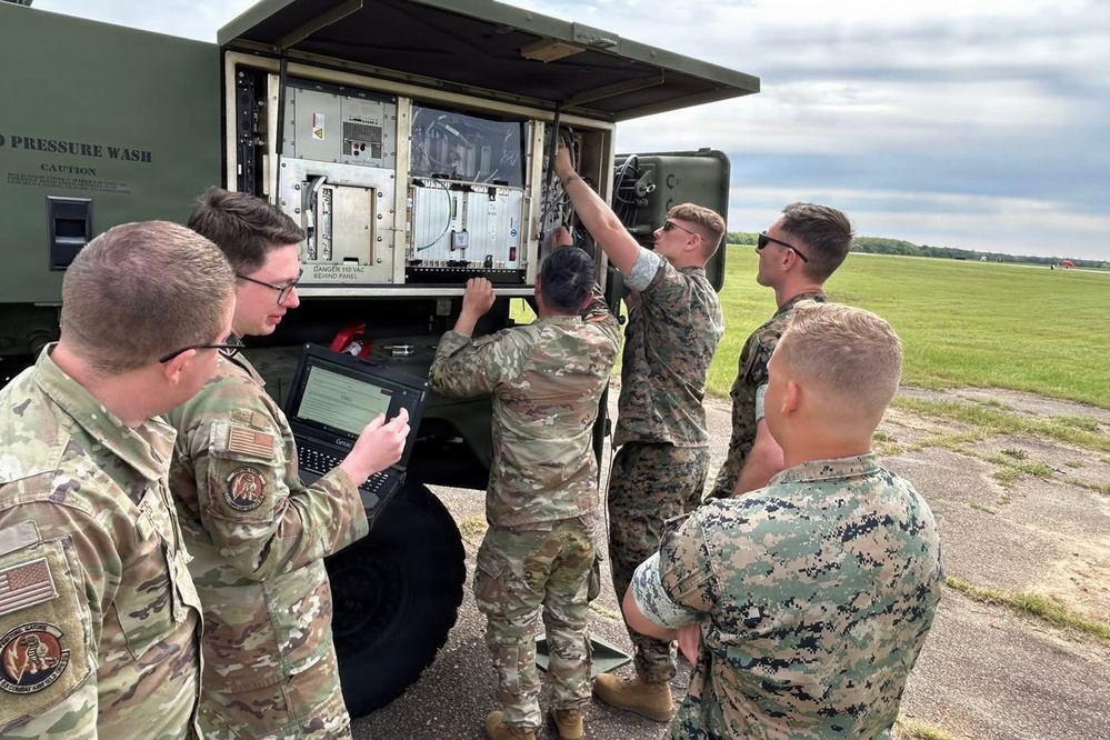 Stronger, together: Air Force, Army, Marines unite for joint air traffic control training at Robins AFB