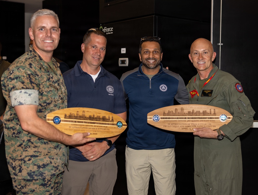 FBI Director Kash Patel visits MCAS Miramar