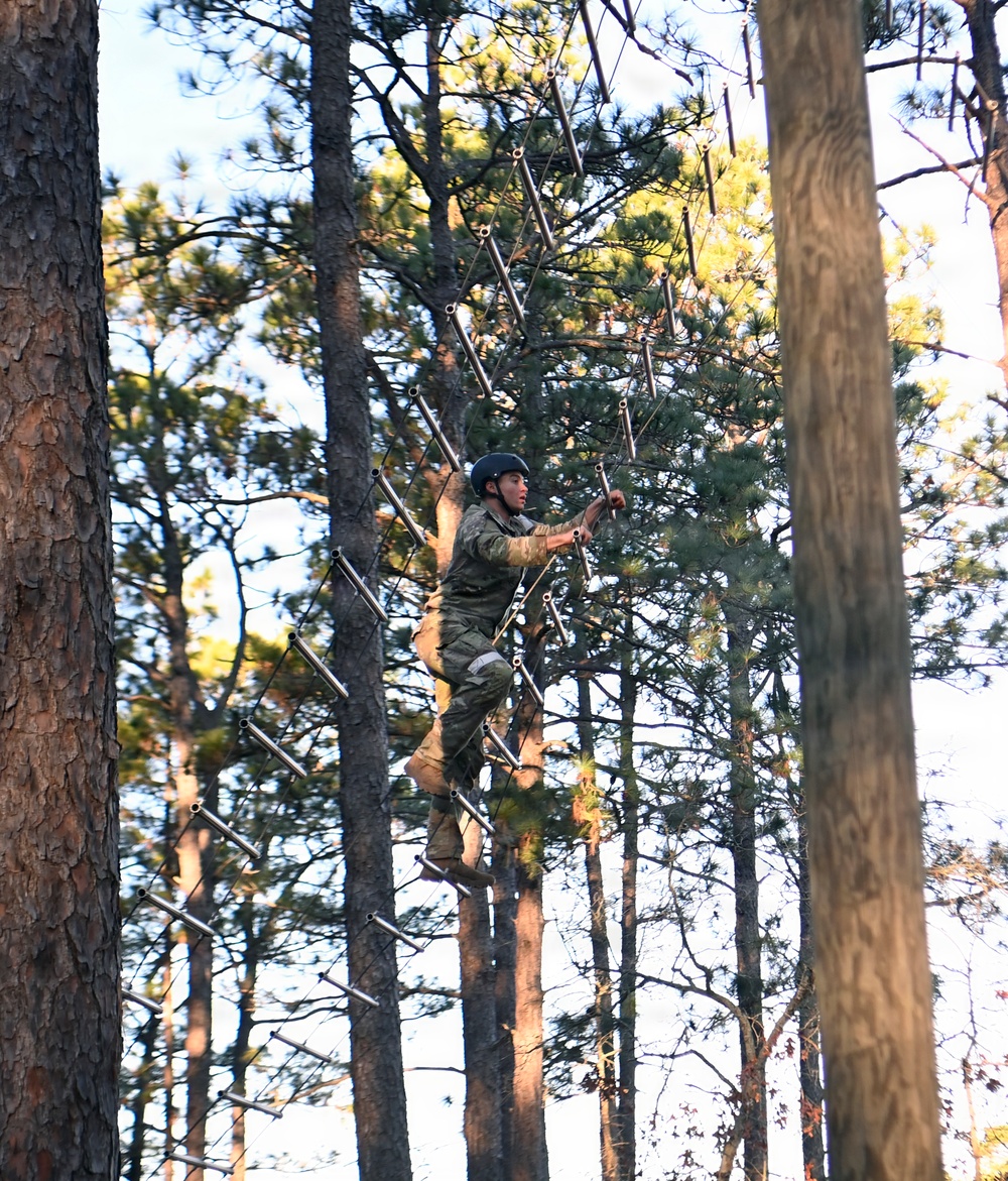 Special Forces Candidates Tackle Obstacle Course