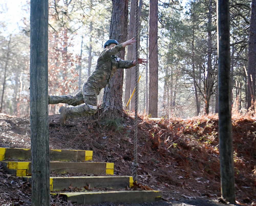 Special Forces Candidates Tackle Obstacle Course