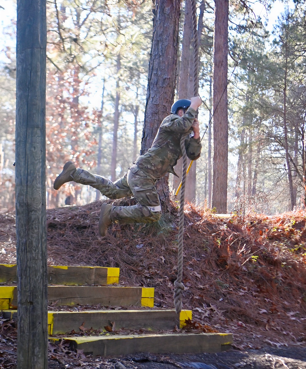 Special Forces Candidates Tackle Obstacle Course